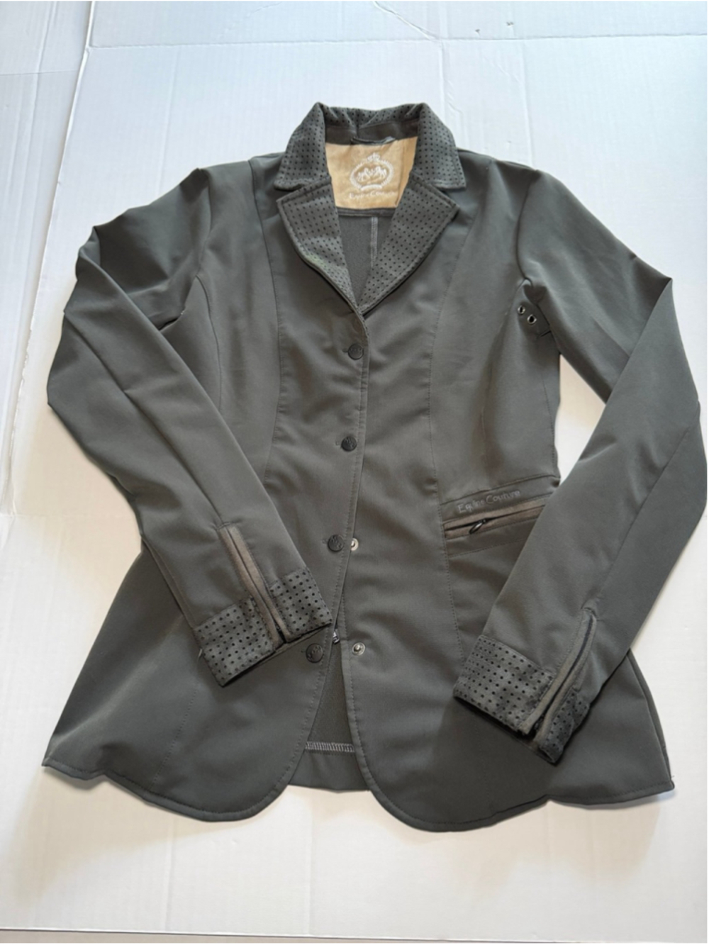 Equine Couture Ladies Oslo Show Coat in charcoal sz S #equistrianstyle